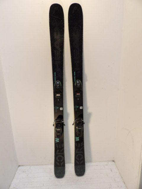 Womens Head Kore 87 w/ Marker Free Size 153cm Downhill Skis - Black