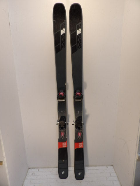 Mens K2 Mindbender 88 w/ Griffon Size 177cm Downhill Skis - Grey