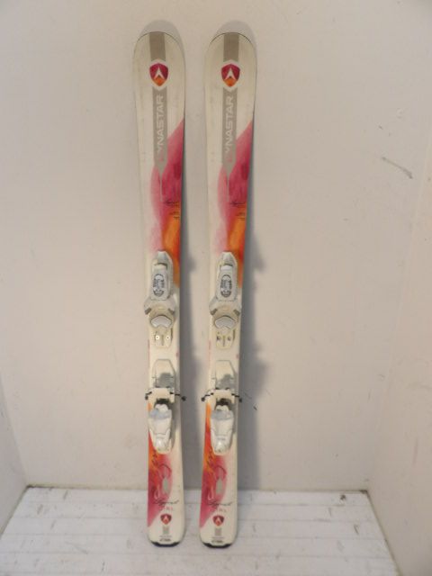 Youth Dynastar Legend Size 122cm Kids Skis - White / Pink