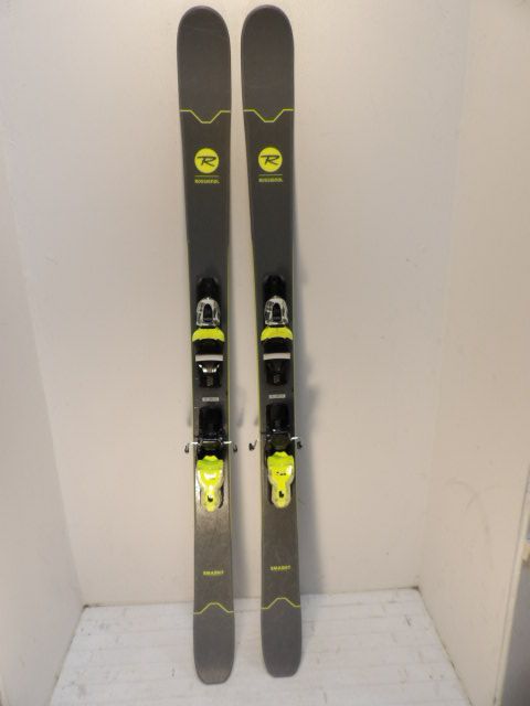 Youth Rossignol Smash 7 Size 160cm Kids Skis - Grey / Yellow