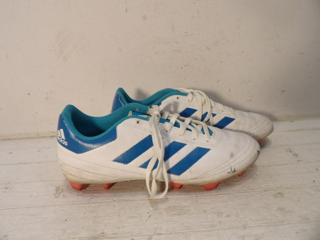 Adidas Soccer Shoes Cleats - White/Blue