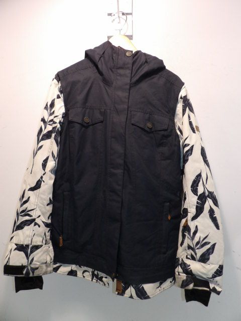 Women's Roxy Size M Jacket - Black/White