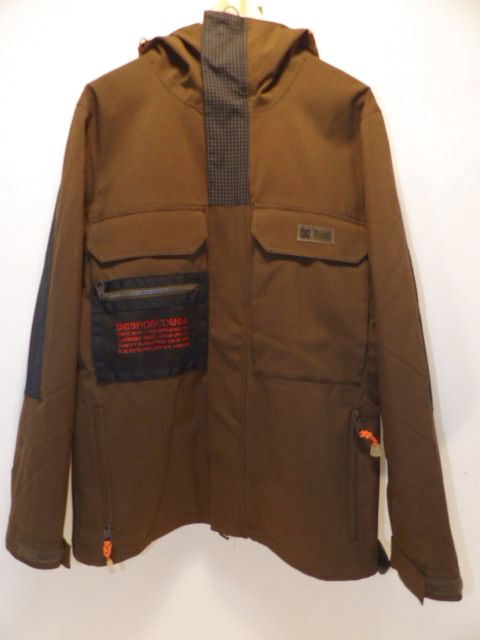 Mens DC Size Small Brown Jacket - Brown