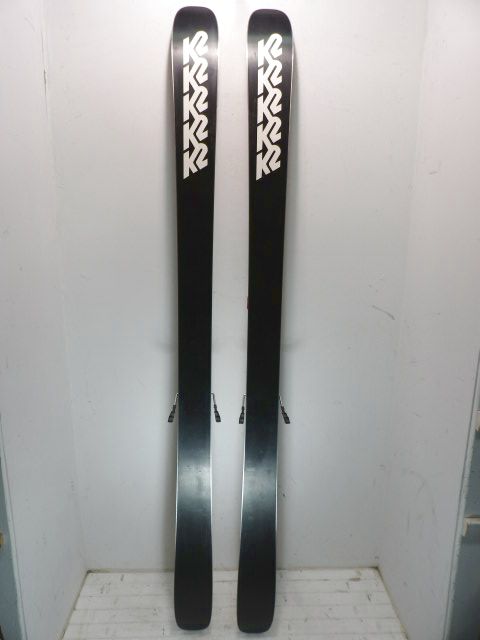 Mens K2 Reckoner 92 w/ Griffon Size 179cm Downhill Skis - Orange / Black