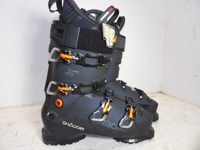 Mens Lange Shadow 130 Size 28.5 Downhill Boots - Black / Orange