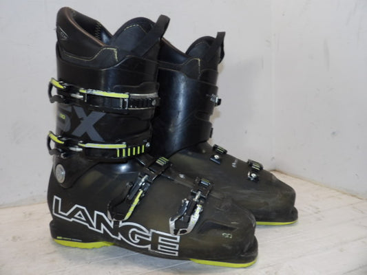 Men's Lange SX 90 Size 29.5 Downhill Boots - Black / Yellow