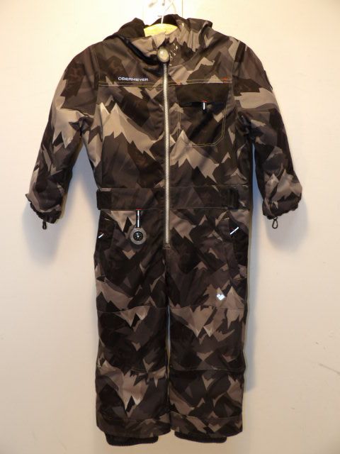 Youth Obermeyer Black Camo Onepiece - Size 5