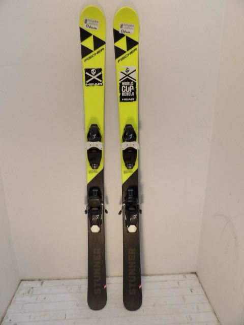 Youth Fischer Stunner Size 141cm Kids Skis - Black / Yellow