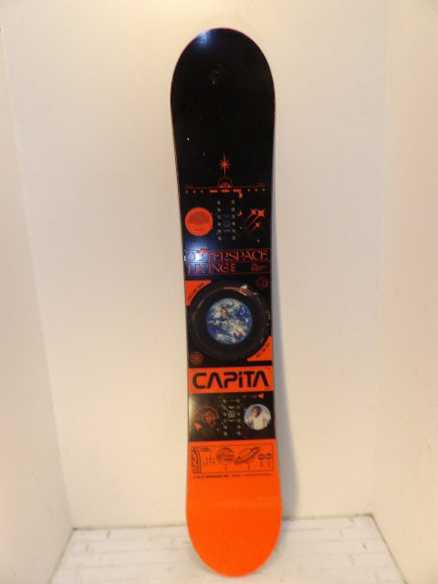 Men's Capita Outerspace Living Size 156cm Snowboard - Red / Black / Earth