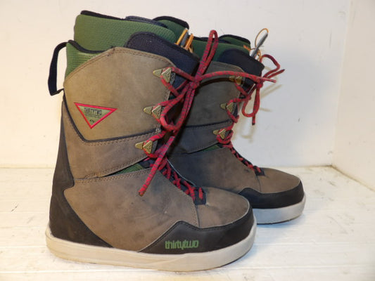 Men's 32 Lashed Size 8.5 Boots - Brown / Green