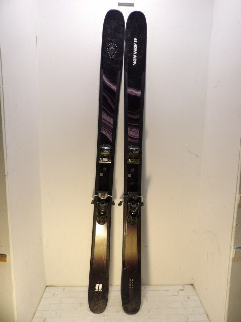 Men's Armada Tracer 108 w/ Attack 13 Size 180cm Downhill Skis - Black