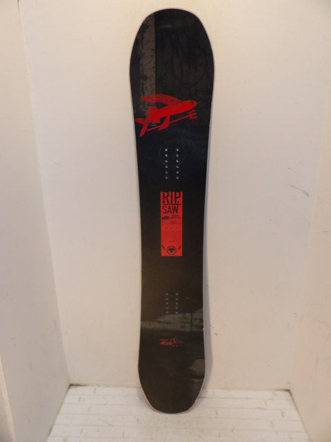Mens Never Summer Ripsaw Size 156cm Snowboard - Black
