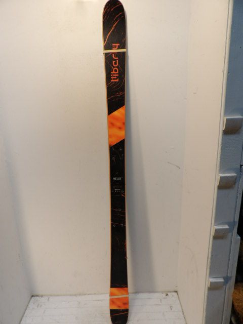 Mens Liberty Helix 88  Size 182cm Downhill Skis - Black / Orange