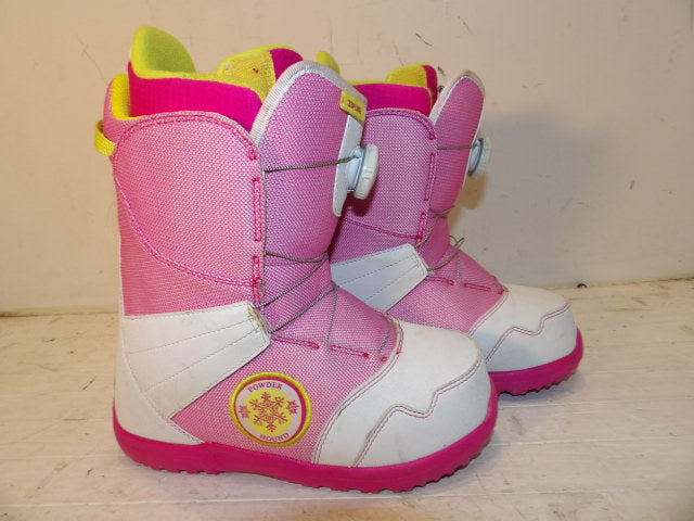 Youth Burton Zipline BOA Size 6K Boots - Pink / White