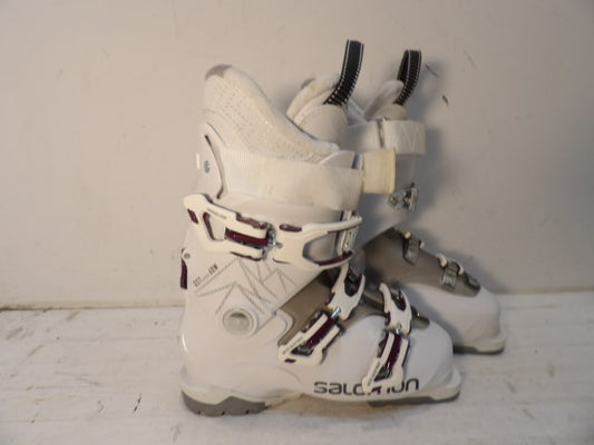Womens Salomon QST Access 60 Size 24.5 Downhill Boots - White