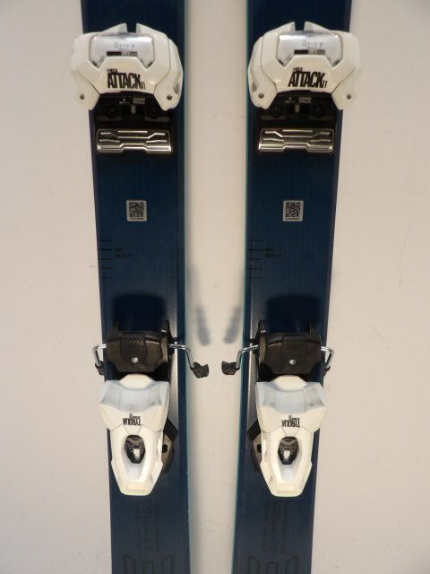 Womens Head Kore 97 Attack  Size 163cm Downhill Skis - Blue / White