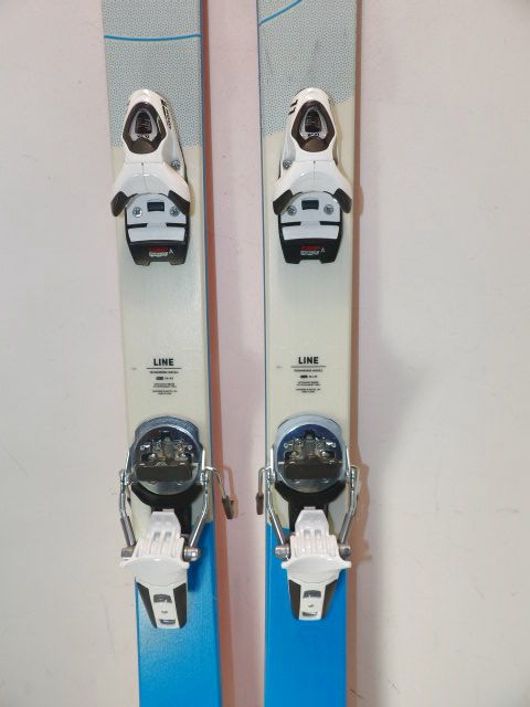Men's Line Tom Wallisch Pro w/ Pivot Size 178cm Downhill Skis - Blue / Yellow