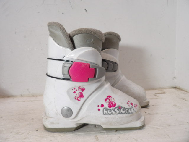 Youth Rossignol Size 16.5 Kids Boots - White