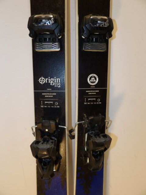 Mens Liberty Origin 112 w/Attack 13 Size 192cm Downhill Skis - Blue Mountain