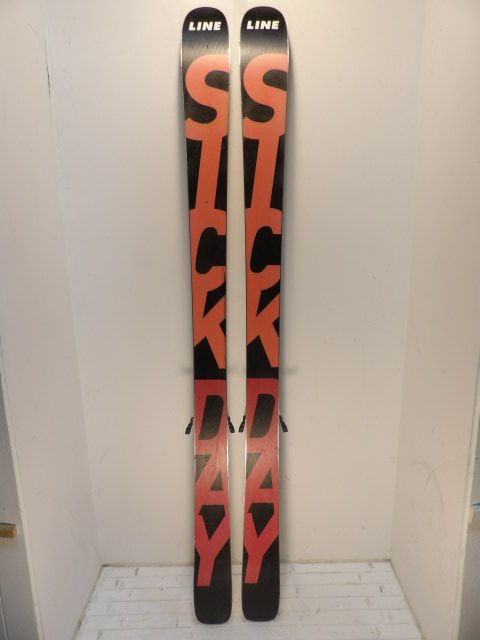 Mens Line Sick Day w/ Griffon Size 179cm Downhill Skis - Orange / Black