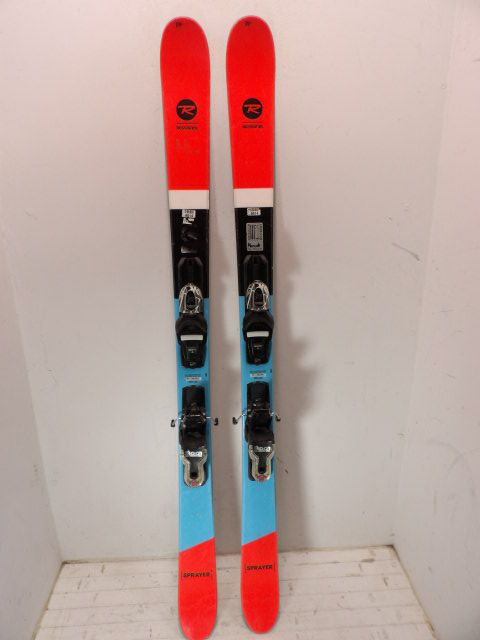 Youth Rossignol Sprayer Size 148cm Kids Skis - Blue / Black / Orange