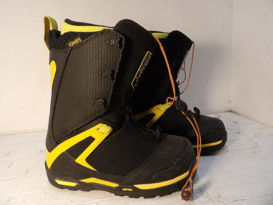 Men's 32 Jeremy Jones Size 8.0 Boots - Yellow / Black
