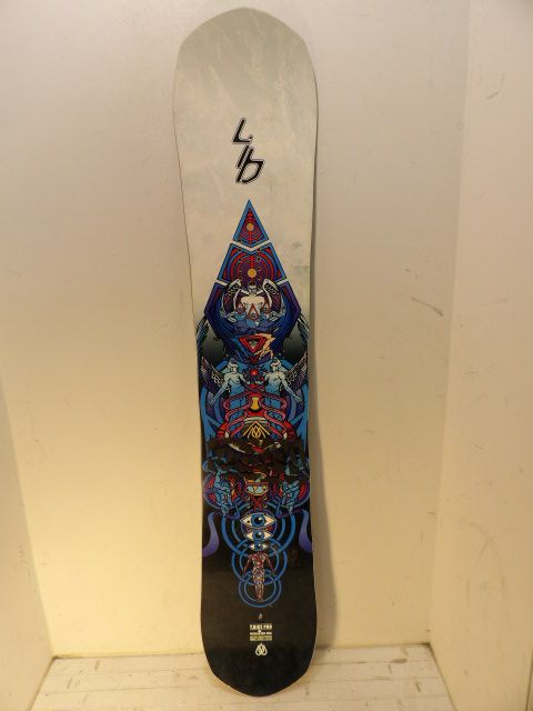 Mens Lib Tech T Rice Pro Size 155cm Snowboard - White / Blue / Black