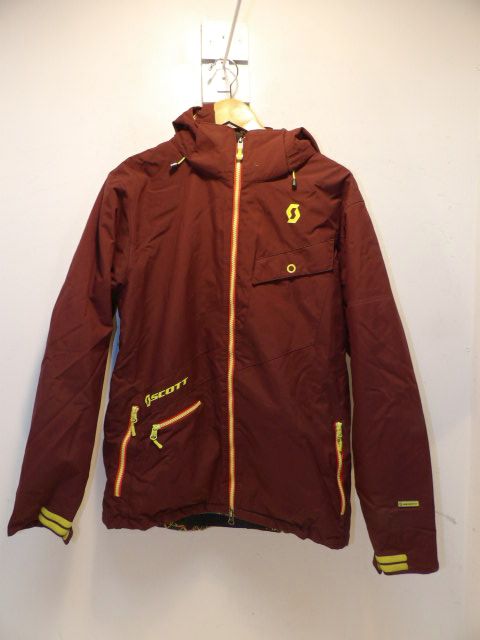 Mens Scott Size S Jacket - Burgandy