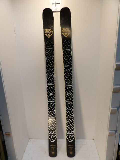 Mens black crows Daemon Size 188cm Downhill Skis