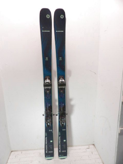 Womens Blizzard Black Pearl 82 w/ Marker Size 159cm Downhill Skis - Green