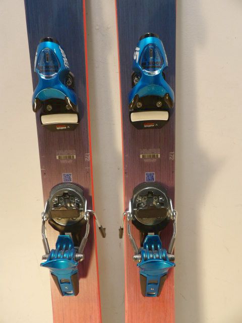 Womens Rossignol Rally Bird Soul 102 w/ Pivot 15 Size 172cm Downhill Skis - Blue