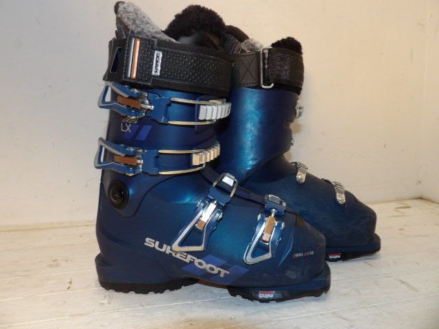 Womens Lange LX 95 WIDE Size 23.5 Downhill Boots - Blue