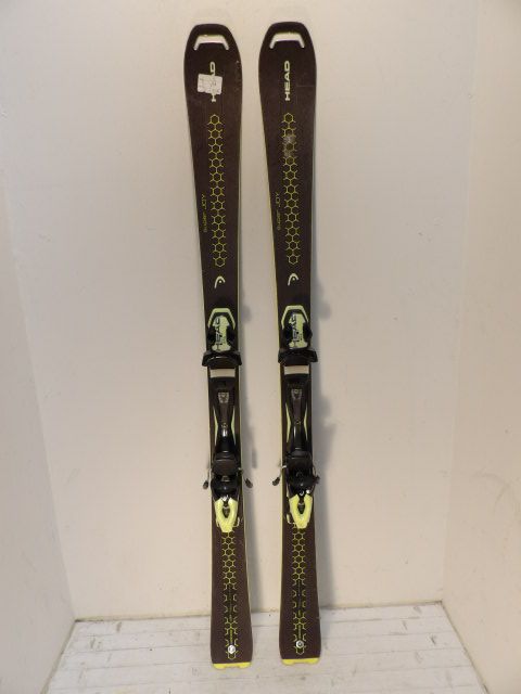 Womens Head Super Joy w/ Joy 11 Size 148cm Downhill Skis - Black / Yellow