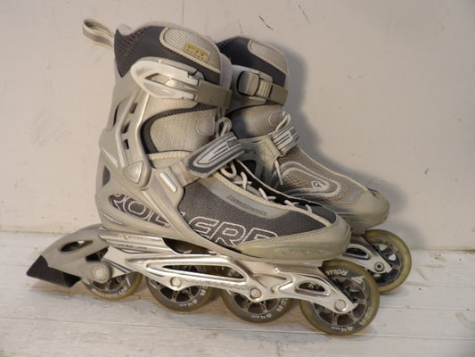 Rollerblade In-Line Skates - Silver - Size Women 8.0