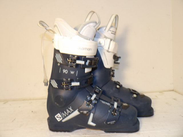 Womens Salomon S Max Size 24.5 Downhill Boots - Blue