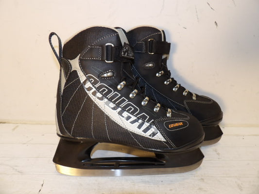 Cougar Size 9 Ice Skates - Black