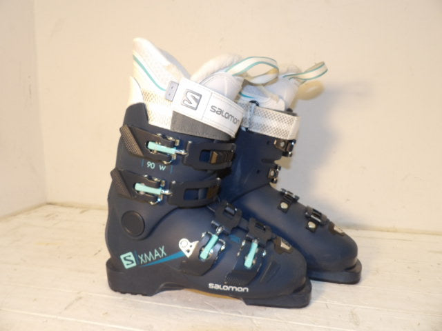 Womens Salomon S Max Size 23.5 Downhill Boots - Blue