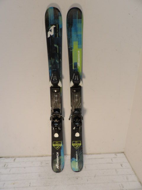 Youth Nordica Soul Rider Size 108cm Kids Skis - Blue / Green