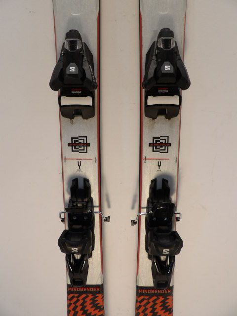 Mens K2 Mindbender 90 w/ Strive 12 Size 170cm Downhill Skis - Silver