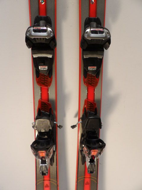 Mens K2 Ikonic 85 w/ Marker GW Size 170cm Downhill Skis - Orange / Black