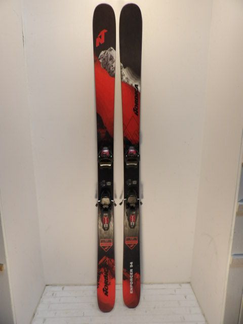 Mens Nordica Enforcer 94 w/ Griffon Size 179cm Downhill Skis - Red / Black