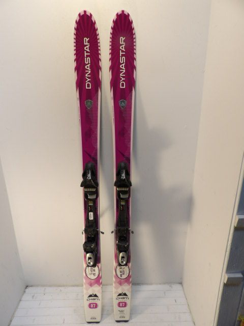 2015 Womens Dynastar Cham Size 159cm Downhill Skis - Purple