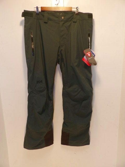 Mens Helly Hansen Size XL Green Pants - Green