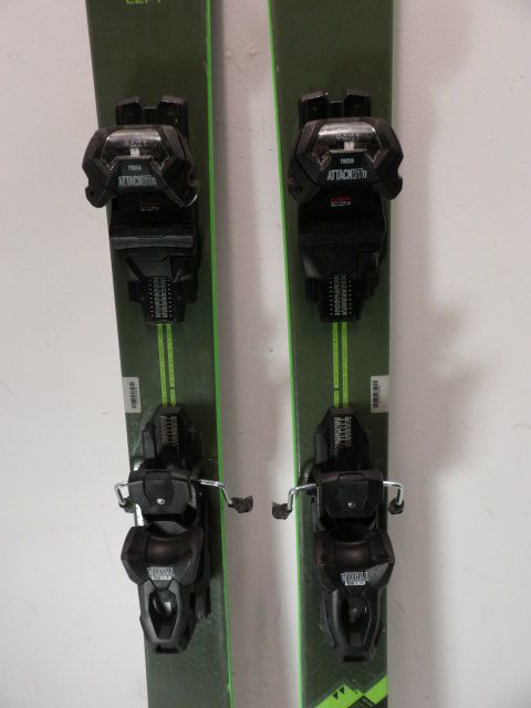 Men's Elan Ripstick 96 w/ Attack Size 172cm Downhill Skis - Green
