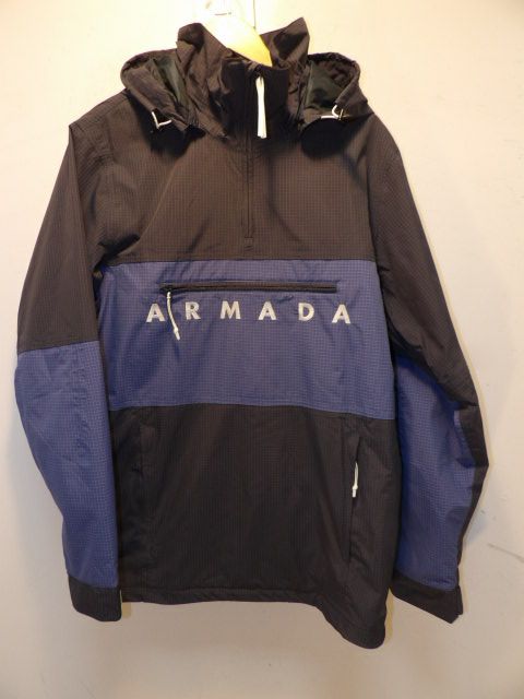 Men's Armada Anorak Size Medium Jacket - One Blue / One Red