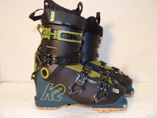 Youth K2 Mindbender Team Jr Size 25.5 AT Boots - Green / Black