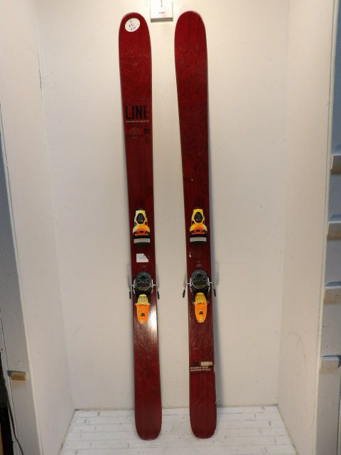 Mens Line Supernatural 108 w/ Rossi Pivot Size 186cm Downhill Skis