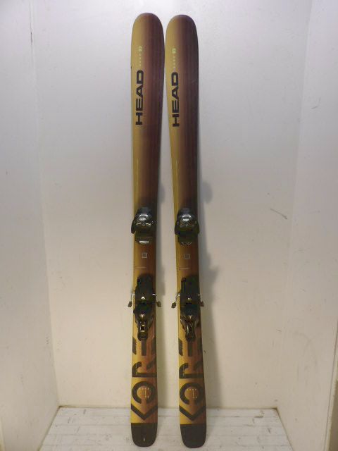 Men's Head Kore 93 w/ Warden13 Size 170cm Downhill Skis - Black/Yellow