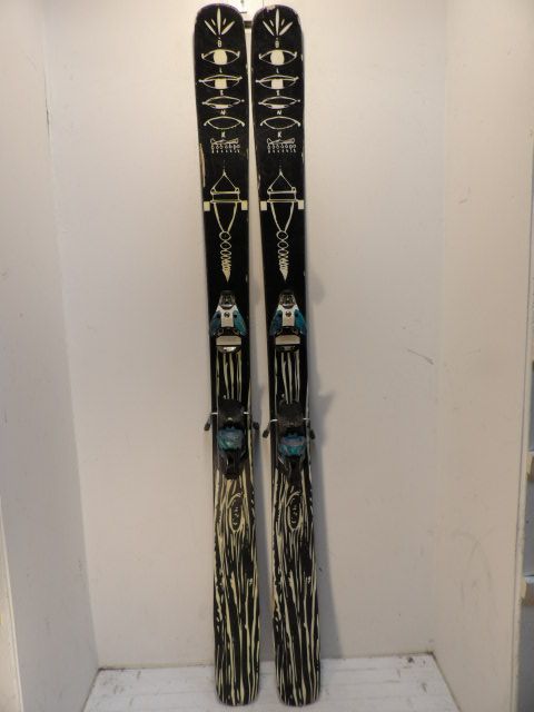 Mens Revision Blink w/ STH 16 Size 185cm Downhill Skis - Black
