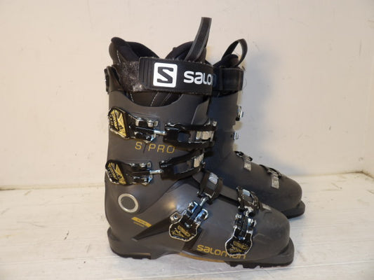 Womens Salomon S Pro R 90 W Size 25.5 Downhill Boots - Grey